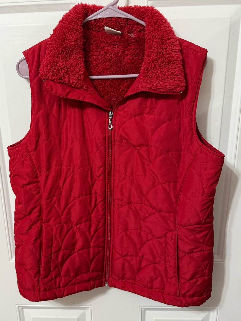 Mountain Lake Red Plush Fleece Jacket
